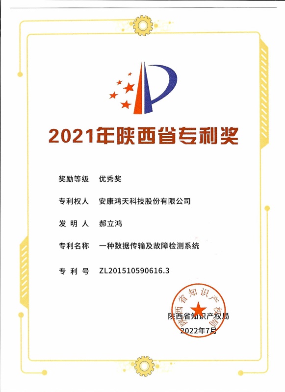 省专利奖优秀奖